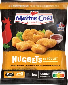 NUGGETS DE POULET SURGELÉS MAÎTRE COQ