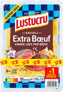 RAVIOLI EXTRA BOEUF LUSTUCRU