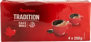 CAFÉ MOULU TRADITION AUCHAN