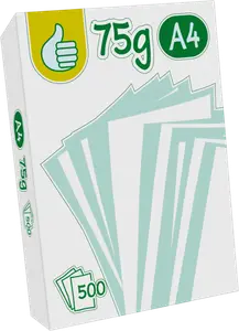 RAMETTE DE PAPIER BLANC POUCE