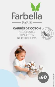 CARRÉS COTON FARBELLA BEBE