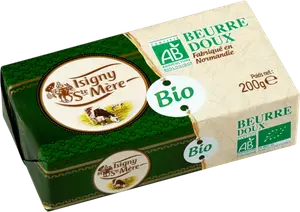 BEURRE DOUX BIO ISIGNY STE MÈRE
