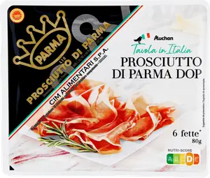 JAMBON SEC DE PARME DOP AUCHAN TAVOLA IN ITALIA