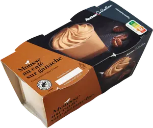 MOUSSE AU CAFÉ SUR GANACHE AUCHAN COLLECTION