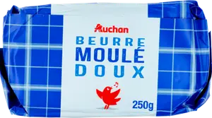 BEURRE MOULÉ DOUX AUCHAN