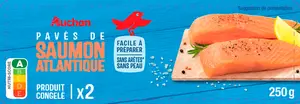 PAVÉS DE SAUMON ATLANTIQUE CONGELÉS AUCHAN