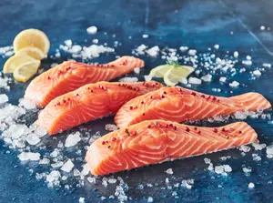 4 PAVÉS DE SAUMON ATLANTIQUE AUCHAN LE POISSONNIER