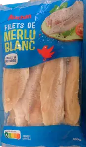 FILETS DE MERLU BLANC SURGELÉS AUCHAN