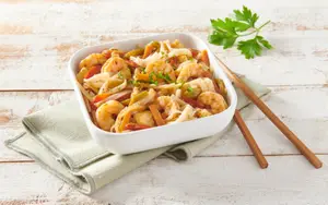 PAD THAÏ AUX CREVETTES AUCHAN LE TRAITEUR