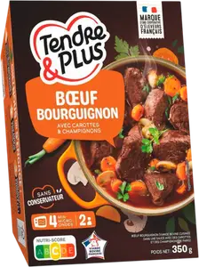 BŒUF BOURGUIGNON CUIT TENDRE & PLUS