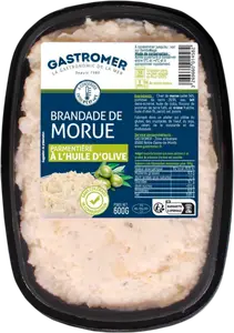 BRANDADE DE MORUE PARMENTIÈRE À L'HUILE D'OLIVE GASTROMER