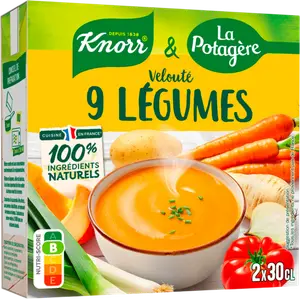 VELOUTÉ 9 LÉGUMES KNORR ET LA POTAGÈRE