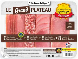 LE GRAND PLATEAU DE CHARCUTERIES PETITGAS