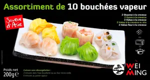 ASSORTIMENT BOUCHÉES VAPEUR WEI MING