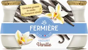 YAOURT À LA VANILLE DE MADAGASCAR LA FERMIERE