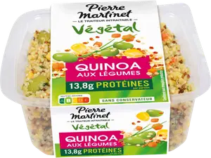 QUINOA AUX LÉGUMES PIERRE MARTINET