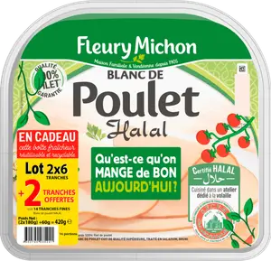 BLANC DE POULET HALAL FLEURY MICHON