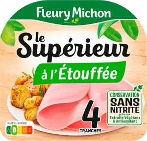 Jambon cuit à l'étouffée sans nitrite