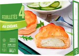 FEUILLETÉS AU CHÈVRE SURGELÉS