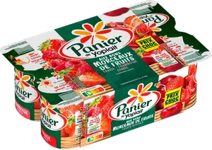 PANIER DE YOPLAIT AUX FRUITS ROUGES