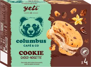 COOKIE GLACE VANILLE CHOCO NOISETTE COLUMBUS