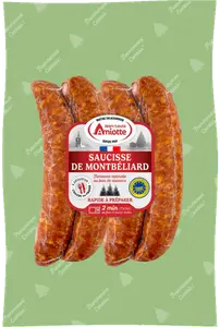 SAUCISSES DE MONTBELIARD IGP AMIOTTE