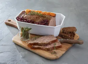 TERRINE DE LIÈVRE À LA MOUTARDE