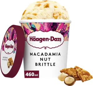 Glace En Pot Vanille Noix De Macadamia Haagen Dazs