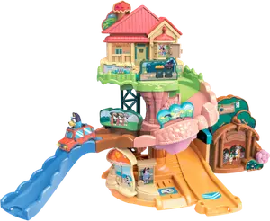 PARCOURS CITY TOBOGGAN BLUEY