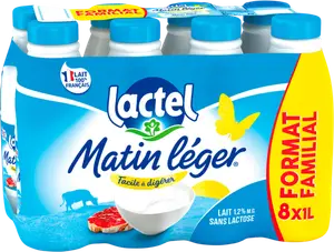 LAIT MATIN LÉGER LACTEL