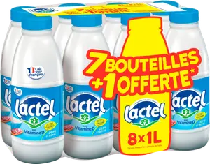 LAIT DEMI-ÉCRÉMÉ AVEC VITAMINE D LACTEL