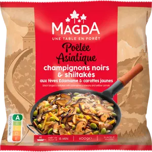 Poêlée asiatique aux champignons surgelée - MAGDA