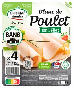BLANC DE POULET HALAL ORIENTAL VIANDES