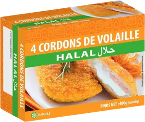 CORDONS DE VOLAILLE HALAL SURGELÉS