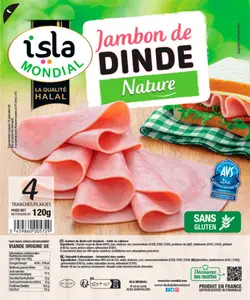 JAMBON DE DINDE HALAL ISLA MONDIAL