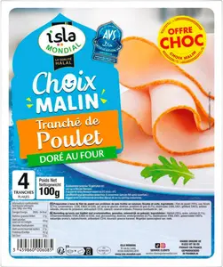 TRANCHÉ DE POULET HALAL ISLA MONDIAL
