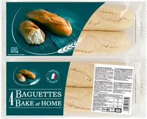 BAGUETTES BAKE AT HOME