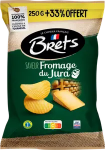 CHIPS SAVEUR FROMAGE DU JURA BRET'S