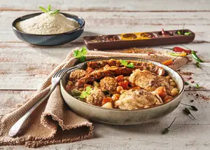 COUSCOUS AUX LÉGUMES FRAIS AUCHAN LE TRAITEUR