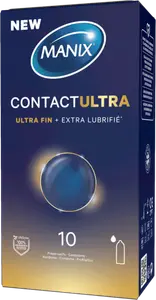 PRÉSERVATIFS ULTRA FIN ET EXTRA LUBRIFIÉS MANIX