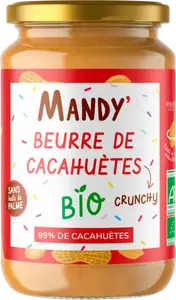BEURRE DE CACAHUÈTES BIO MANDY