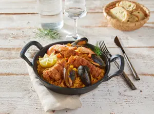 Plat Cuisine Paella De La Mer Maison Briau