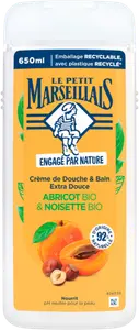 Crème douche à l'abricot et noisette