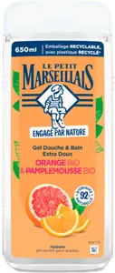 Gel douche à l'orange et pamplemousse