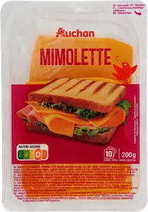 Mimolette jeune en tranches
