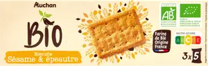 Biscuits au sésame et épeautre bio