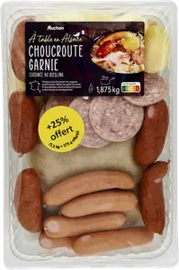 CHOUCROUTE AUCHAN À TABLE EN FRANCE