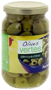 OLIVES VERTES DÉNOYAUTÉES AUCHAN