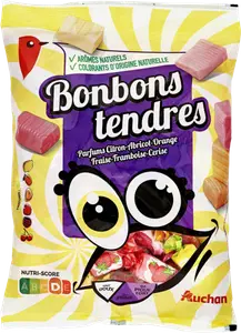 BONBONS TENDRES GOÛT FRUITS AUCHAN