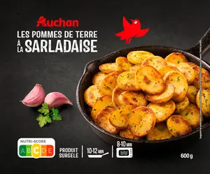 POMMES DE TERRE À LA SALARDAISE SURGELÉES AUCHAN